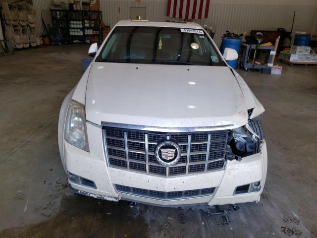 1G6DE5E5XC0135255 - 2012 CADILLAC CTS LUXURY COLLECTION WHITE photo 5