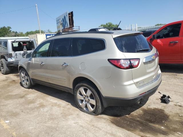 1GNKVJKD8FJ300055 - 2015 CHEVROLET TRAVERSE LTZ GOLD photo 2