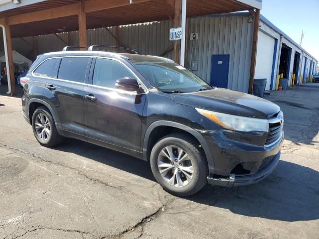 5TDKKRFH9FS111639 - 2015 TOYOTA HIGHLANDER XLE BLACK photo 4