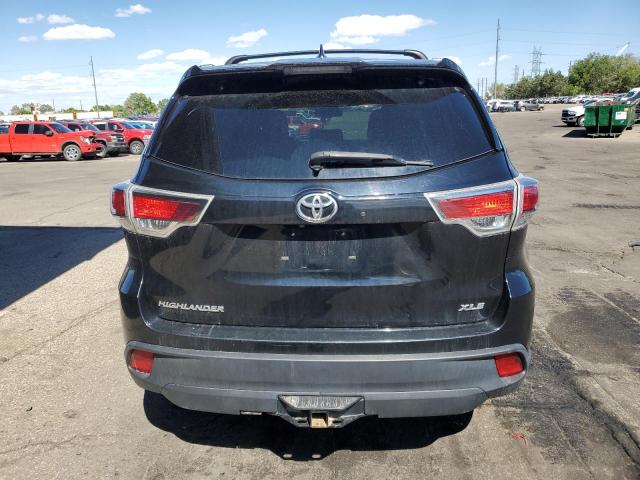 5TDKKRFH9FS111639 - 2015 TOYOTA HIGHLANDER XLE BLACK photo 6