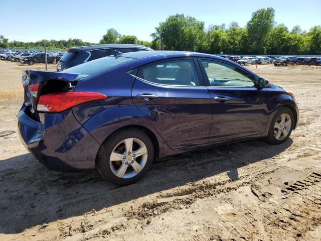 5NPDH4AE7DH354294 - 2013 HYUNDAI ELANTRA GLS BLUE photo 3