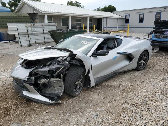 1G1Y82D42L5106499 - 2020 CHEVROLET CORVETTE STINGRAY 3LT SILVER photo 1