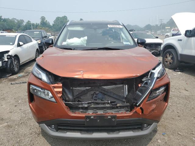 JN8AT3CB4MW231985 - 2021 NISSAN ROGUE SL ORANGE photo 5