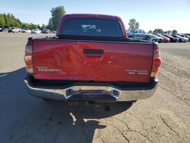 5TEJU62N25Z134147 - 2005 TOYOTA TACOMA DOUBLE CAB PRERUNNER RED photo 6