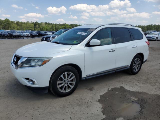 5N1AR2MN9EC632668 - 2014 NISSAN PATHFINDER S WHITE photo 1