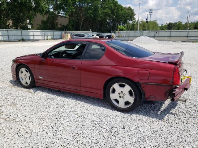 2G1WL16C979383244 - 2007 CHEVROLET MONTE CARL SS MAROON photo 2