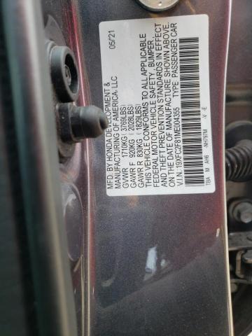 19XFC2F81ME004355 - 2021 HONDA CIVIC SPORT 灰色 照片 12