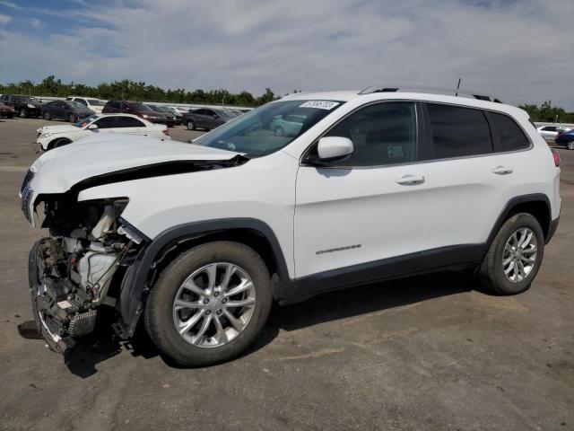 1C4PJLCB6KD215517 - 2019 JEEP CHEROKEE LATITUDE WHITE photo 1