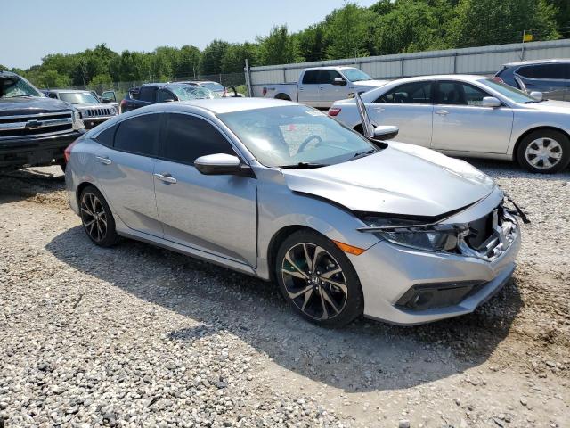 2HGFC2F83MH556123 - 2021 HONDA CIVIC SPORT 银色 照片 4