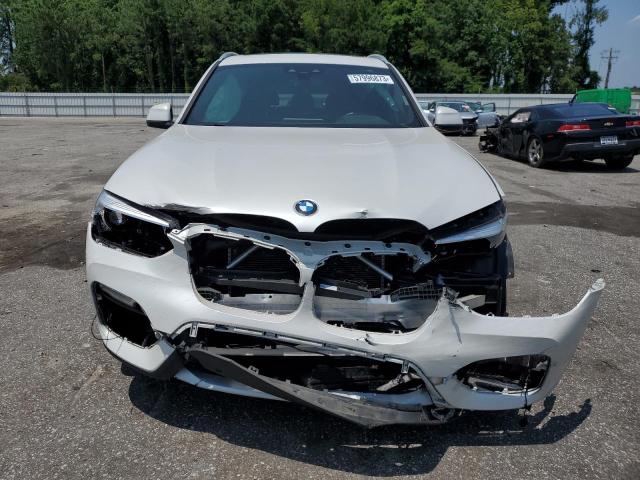 5UXTR9C5XKLP89059 - 2019 BMW X3 XDRIVE30I WHITE photo 5