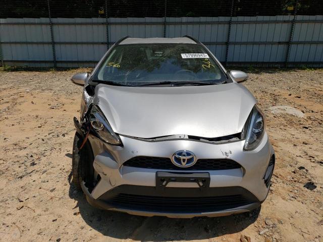 JTDKDTB33J1607656 - 2018 TOYOTA PRIUS C SILVER photo 5