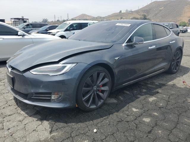 5YJSA1E40JF297040 - 2018 TESLA MODEL S GRAY photo 1
