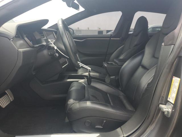 5YJSA1E40JF297040 - 2018 TESLA MODEL S GRAY photo 7