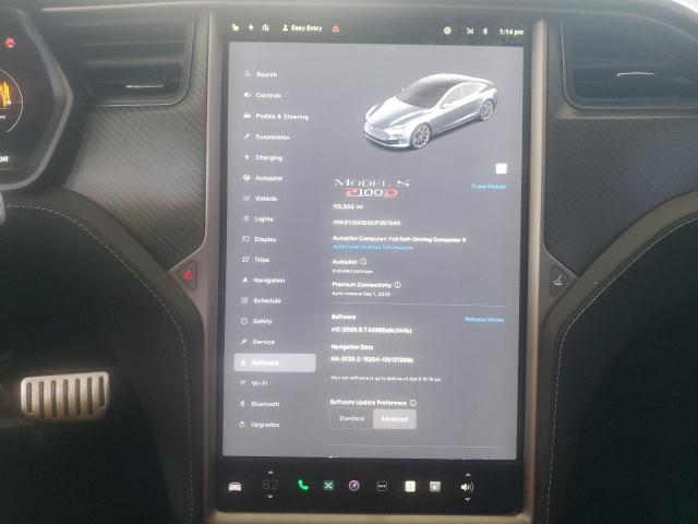 5YJSA1E40JF297040 - 2018 TESLA MODEL S GRAY photo 9
