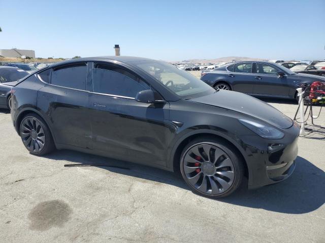 7SAYGDEF6SF304329 - 2025 TESLA MODEL Y BLACK photo 4