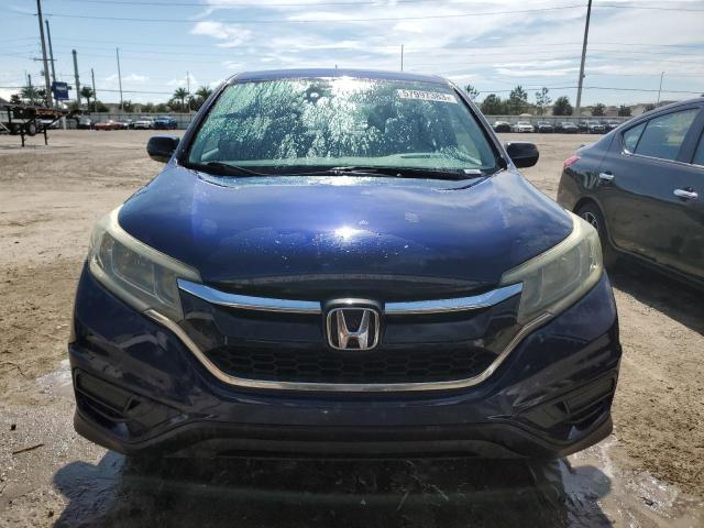 2HKRM3H34FH512500 - 2015 HONDA CR-V LX BLUE photo 5