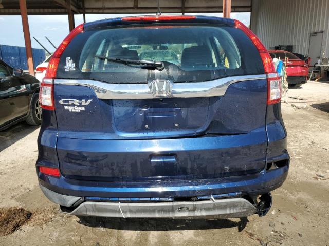 2HKRM3H34FH512500 - 2015 HONDA CR-V LX BLUE photo 6