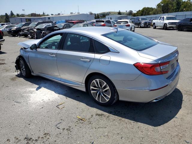 1HGCV3F4XLA007175 - 2020 HONDA ACCORD HYBRID EX SILVER photo 2