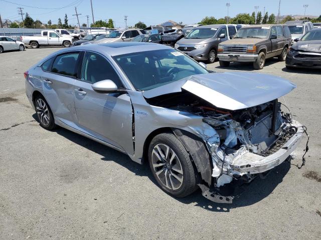 1HGCV3F4XLA007175 - 2020 HONDA ACCORD HYBRID EX SILVER photo 4