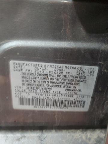 3N1AB7AP1JY338259 - 2018 NISSAN SENTRA S 灰色 照片 13