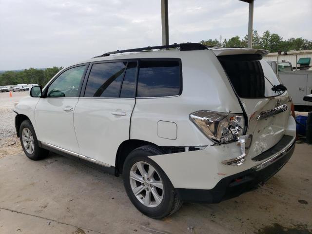 5TDZK3EH4BS032158 - 2011 TOYOTA HIGHLANDER BASE WHITE photo 2