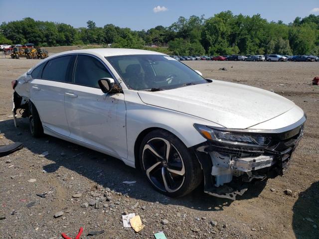 1HGCV1F38LA063465 - 2020 HONDA ACCORD SPORT WHITE photo 4