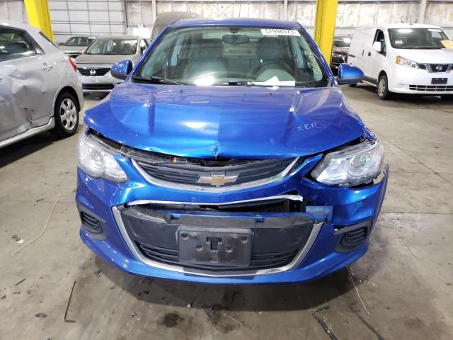 1G1JB5SG5H4103353 - 2017 CHEVROLET SONIC LS BLUE photo 5