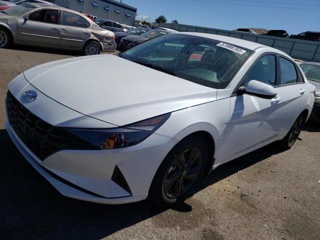 5NPLS4AG2NH084911 - 2022 HYUNDAI ELANTRA SEL WHITE photo 1