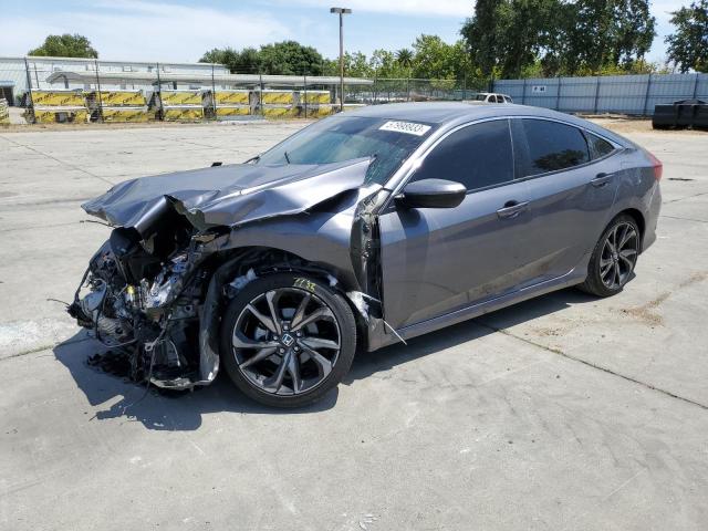 2HGFC2F8XMH529422 - 2021 HONDA CIVIC SPORT 灰色 照片 1