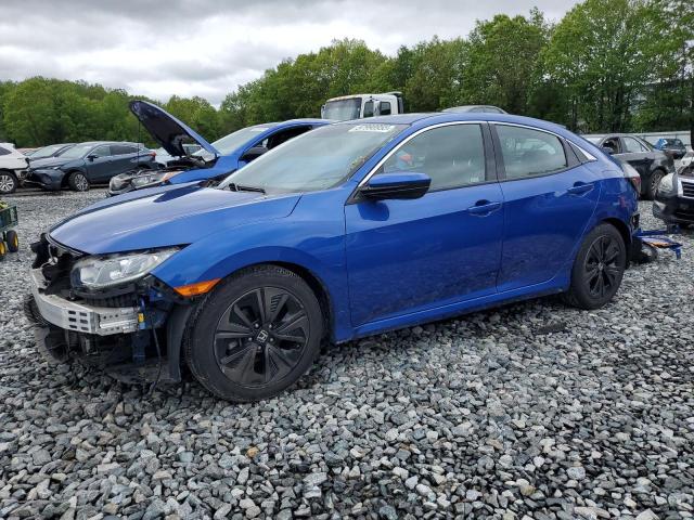 SHHFK7H84JU422121 - 2018 HONDA CIVIC EXL BLUE photo 1