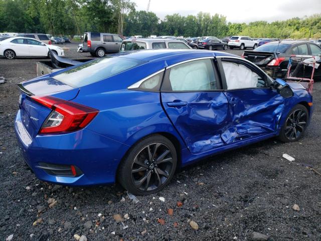 2HGFC2F84KH551798 - 2019 HONDA CIVIC SPORT BLUE photo 3
