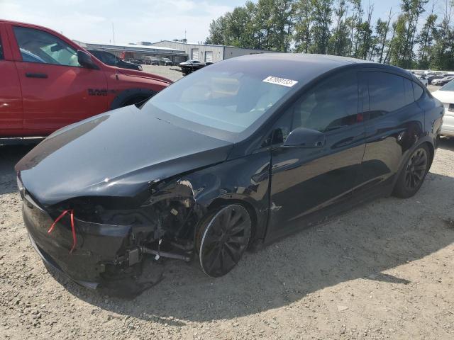 5YJXCDE23KF180702 - 2019 TESLA MODEL X BLACK photo 1