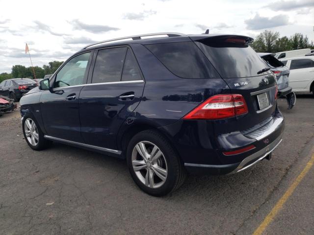 4JGDA5HB5CA027013 - 2012 MERCEDES-BENZ ML 350 4MATIC BLUE photo 2