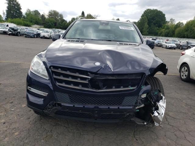 4JGDA5HB5CA027013 - 2012 MERCEDES-BENZ ML 350 4MATIC BLUE photo 5