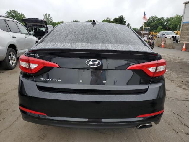 5NPE24AF6HH561747 - 2017 HYUNDAI SONATA SE BLACK photo 6