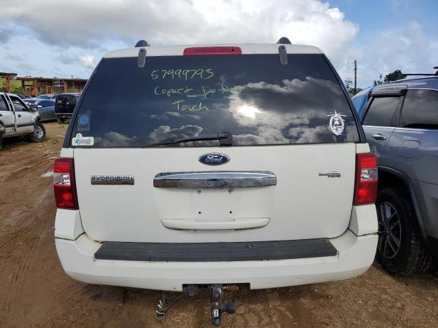 1FMFU16508LA61409 - 2008 FORD EXPEDITION XLT WHITE photo 6