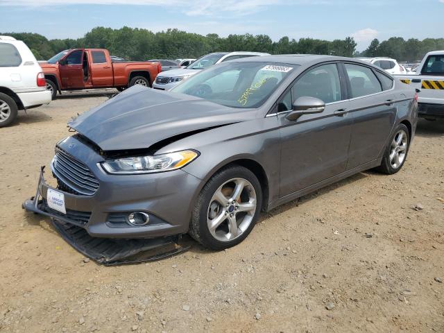 1FA6P0H74E5359343 - 2014 FORD FUSION SE GRAY photo 1