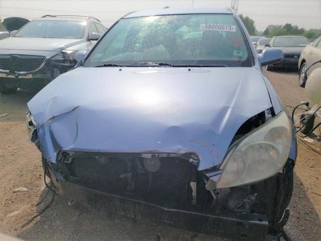 2T1KR32E26C565454 - 2006 TOYOTA COROLLA MA XR BLUE photo 5