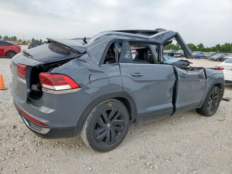 1V2JE2CA5NC222009 - 2022 VOLKSWAGEN ATLAS CROS SE Gri fotoğraf 3