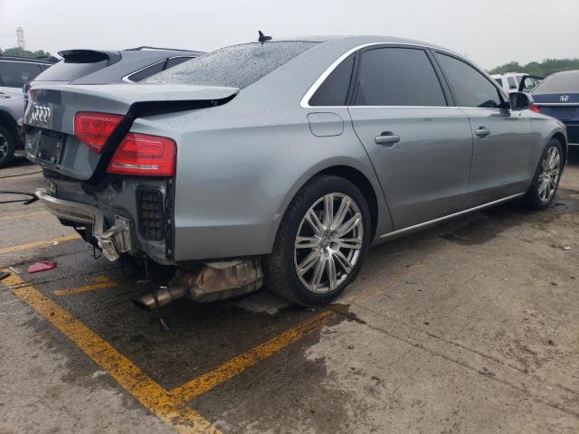 WAURGAFD2DN003555 - 2013 AUDI A8 L QUATTRO BLUE photo 3