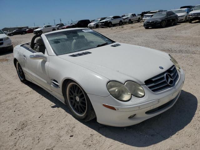 WDBSK75F54F067428 - 2004 MERCEDES-BENZ SL 500 WHITE photo 4