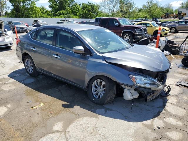 3N1AB7AP5JY322176 - 2018 NISSAN SENTRA S 灰色 照片 4