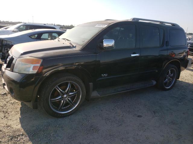 5N1BA08D08N632259 - 2008 NISSAN ARMADA SE BLACK photo 1