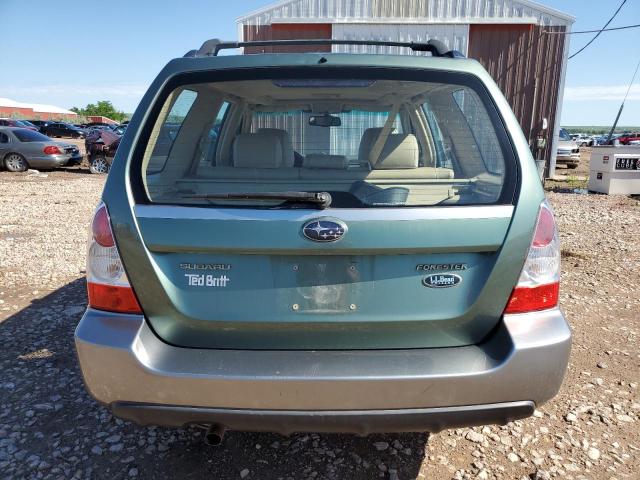 JF1SG67687H710881 - 2007 SUBARU FORESTER 2.5X LL BEAN GREEN photo 6