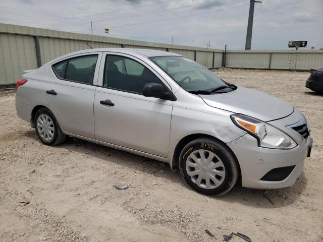 3N1CN7AP5FL846223 - 2015 NISSAN VERSA S SILVER photo 4