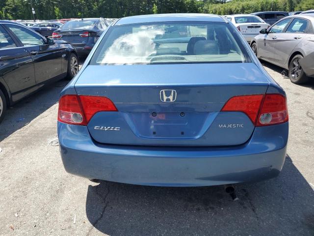 1HGFA16578L022007 - 2008 HONDA CIVIC LX BLUE photo 6