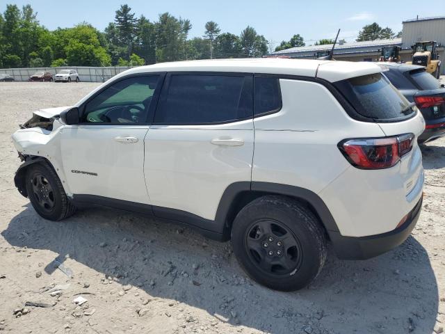 3C4NJCAB1LT133782 - 2020 JEEP COMPASS SPORT WHITE photo 2