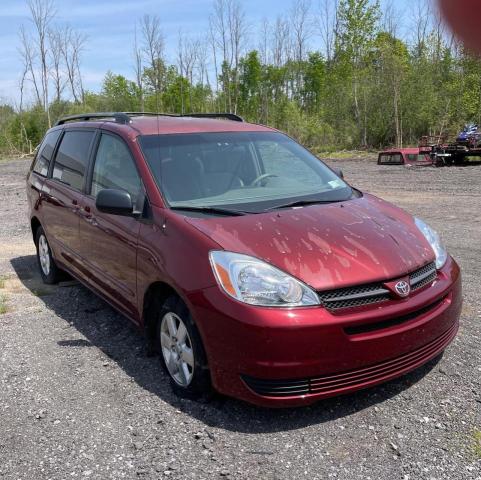 5TDZA23C15S357701 - 2005 TOYOTA SIENNA CE RED photo 1