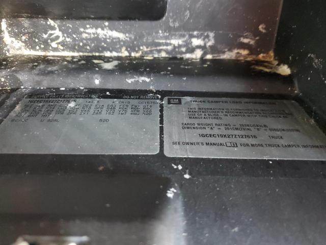 1GCEC19X27Z127616 - 2007 CHEVROLET SILVERADO C1500 CLASSIC BLUE photo 12