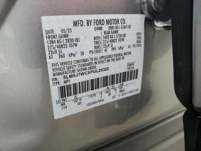 5LM5J7WCXPGL20322 - 2023 LINCOLN AVIATOR RESERVE Argent photo 13